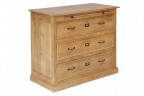 Комод с 3 ящиками Secret De Maison ACADEMY, дерево манго, 86х105х45см, натуральный (natural)
