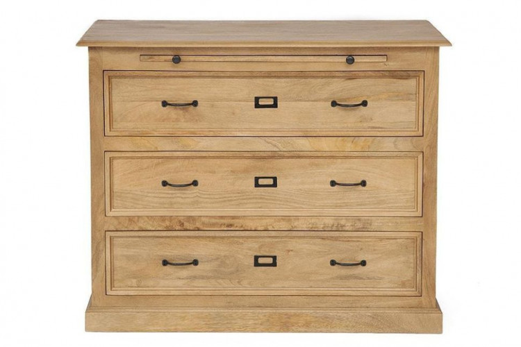 Комод с 3 ящиками Secret De Maison ACADEMY, дерево манго, 86х105х45см, натуральный (natural)