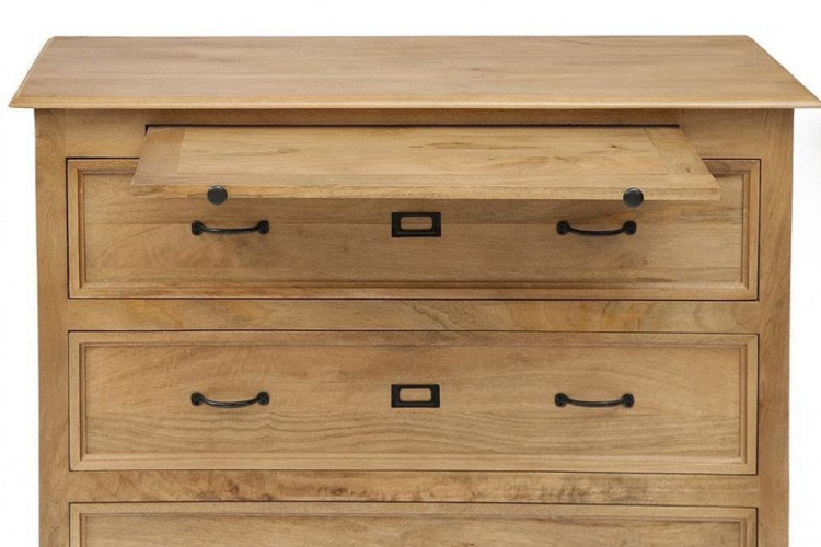 Комод с 3 ящиками Secret De Maison ACADEMY, дерево манго, 86х105х45см, натуральный (natural)