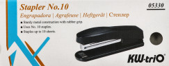 Степлер Kw-Trio 05330l/gray Trio N10 (10листов) светло-серый 100скоб