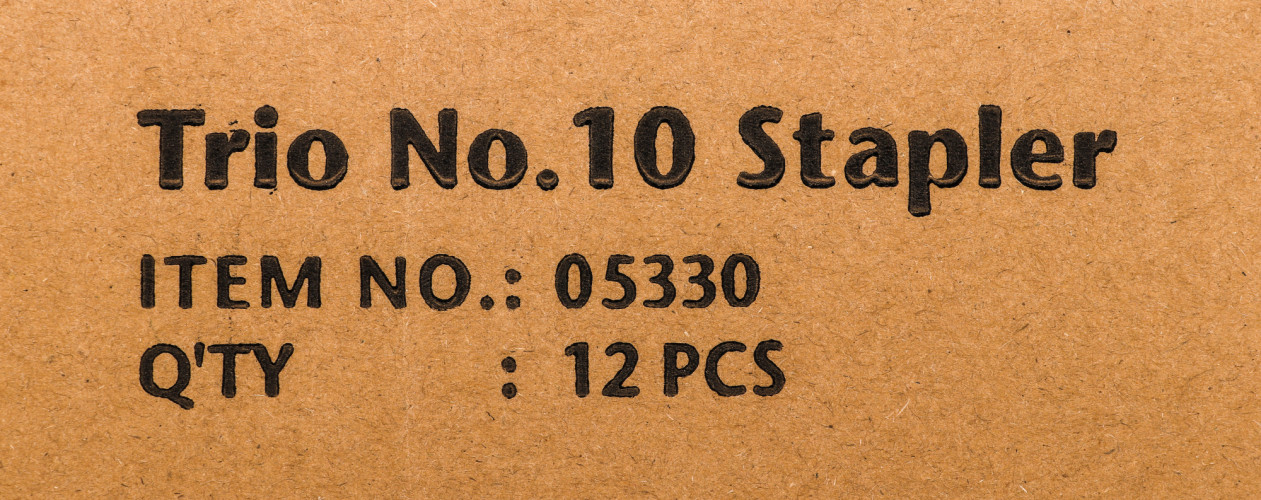 Степлер Kw-Trio 05330l/gray Trio N10 (10листов) светло-серый 100скоб