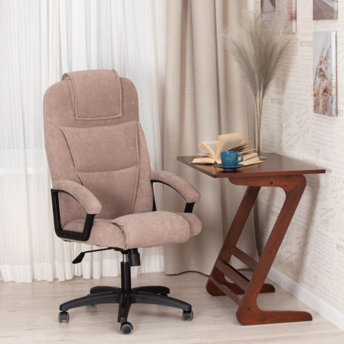 Кресло BERGAMO, велюр Clermon, бежевый, 40