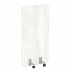 R-line Перегородка на металлических опорах, на роликах DP.R-80-150 Снежная патина/Серый металл 800*18*1500