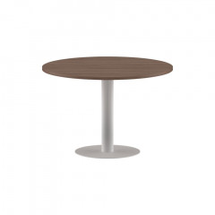 Конференц стол ПРГ-100 Ясень Шимо/Белый D1000х750