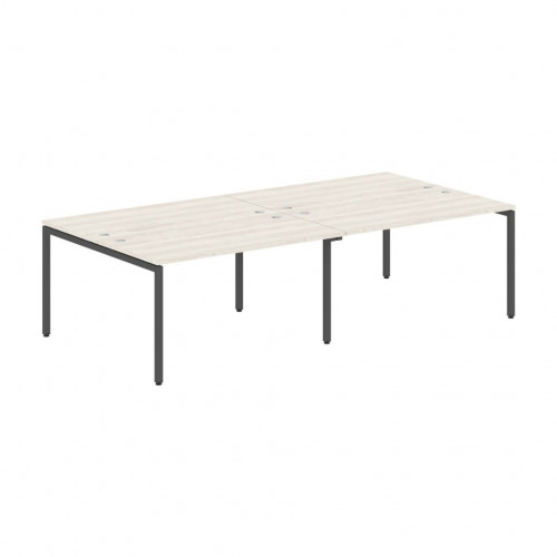 Стол 4-х местный XWST 2814 Сосна Эдмонт/Антрацит 2806х1406х750 XTEN-S