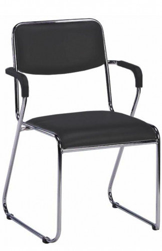 Кресло Everprof Fix Plus Chrome Экокожа Черный