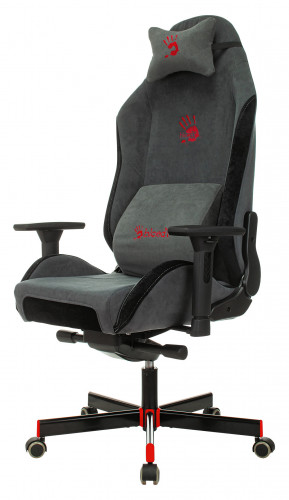 Кресло игровое A4Tech Bloody GC-420 серый крестов. металл