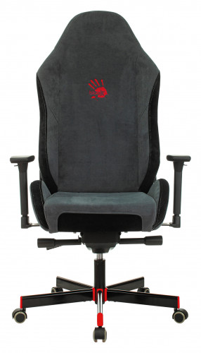 Кресло игровое A4Tech Bloody GC-420 серый крестов. металл