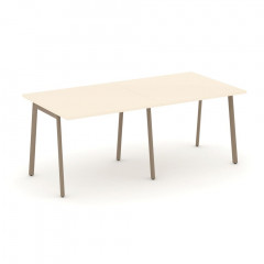 Estetica Стол переговорный ES.PRG-2.1-P Сатин/Латте металл 1960*980*750