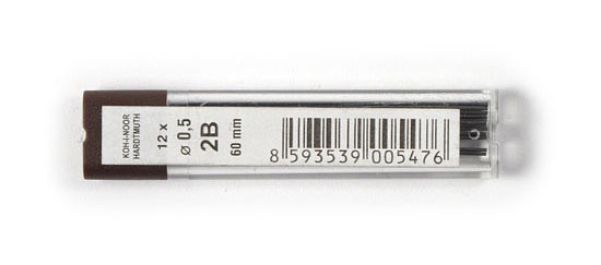 Грифель Koh-I-Noor 4152 415202B005PKRU 0.5мм 2В туба