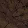 Кресло "PAPASAN"  23/01 W /с подушкой/, Antique brown (античный черно-коричневый), ткань Коричневый, 3М7-147
