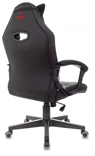 Кресло игровое Zombie HERO CYBERZONE черный/желтый эко.кожа с подголов. крестов. пластик