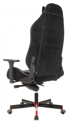 Кресло игровое A4Tech Bloody GC-450 черный текстиль/эко.кожа с подголов. крестов. металл черный