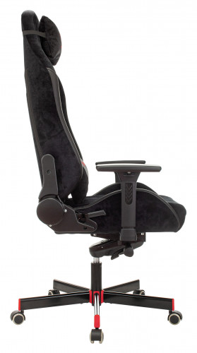 Кресло игровое A4Tech Bloody GC-450 черный текстиль/эко.кожа с подголов. крестов. металл черный