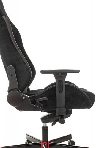 Кресло игровое A4Tech Bloody GC-450 черный текстиль/эко.кожа с подголов. крестов. металл черный