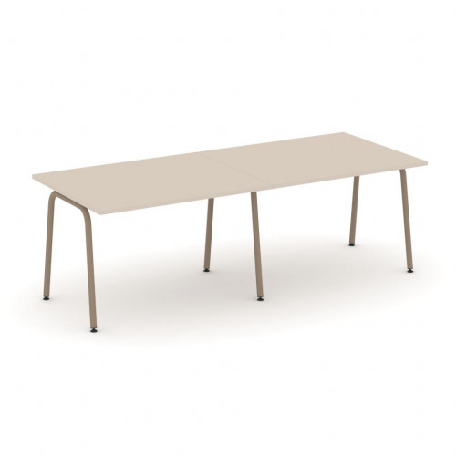 Estetica Стол переговорный ES.PRG-2.2-K Капучино/Латте металл 2360*980*750