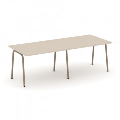 Estetica Стол переговорный ES.PRG-2.2-K Капучино/Латте металл 2360*980*750