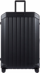 Чемодан Piquadro PQ-LM (BV4428PQLM/NO) 51x75x28см 82л. 5.46кг. поликарбонат/натур.кожа черный матов.