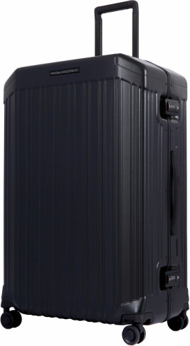 Чемодан Piquadro PQ-LM (BV4428PQLM/NO) 51x75x28см 82л. 5.46кг. поликарбонат/натур.кожа черный матов.