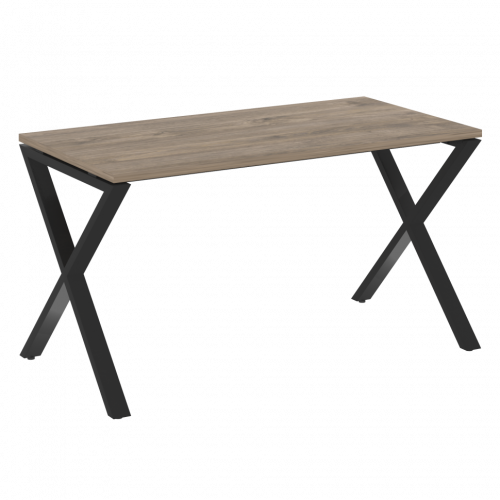 Loft Стол рабочий VR.L-SRX-3.7 Тиквуд тёмный/Чёрный металл 1380*720*750