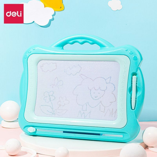 Доска для рисования Deli 50303BLUE прямоугольная 41.6х33.5мм пластик синий