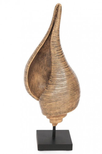 Декор ракушка Secret De Maison SHELL ( mod. MA-1406 ) , дерево манго, 37см, коричневый/brown