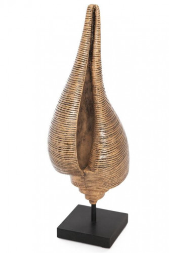 Декор ракушка Secret De Maison SHELL ( mod. MA-1406 ) , дерево манго, 37см, коричневый/brown