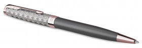 Ручка шариков. Parker Sonnet Premium K537 (CW2119791) Metal Grey PGT M черн. черн. подар.кор.