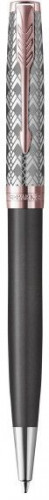 Ручка шариков. Parker Sonnet Premium K537 (CW2119791) Metal Grey PGT M черн. черн. подар.кор.