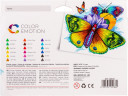 Восковые мелки Deli EC20010 Color Emotion трехгранные 18цв. картон.кор./европод.