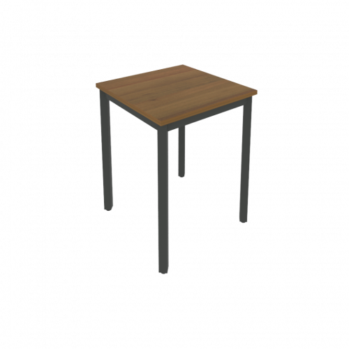 Slim Стол письменный на металлокаркасе С.СП-1.1 Орех/Антрацит металл 600*600*750