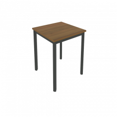 Slim Стол письменный на металлокаркасе С.СП-1.1 Орех/Антрацит металл 600*600*750