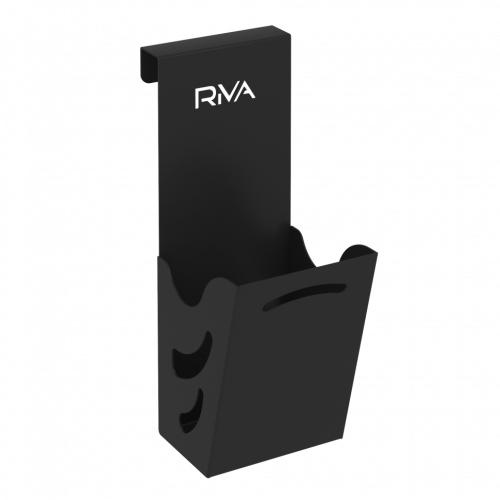 Навесной лоток для ручек и карандашей MAN-04 Чёрный металл 80*103*200