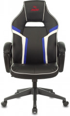 Кресло игровое Zombie Z3 черный/синий эко.кожа с подголов. крестов. пластик