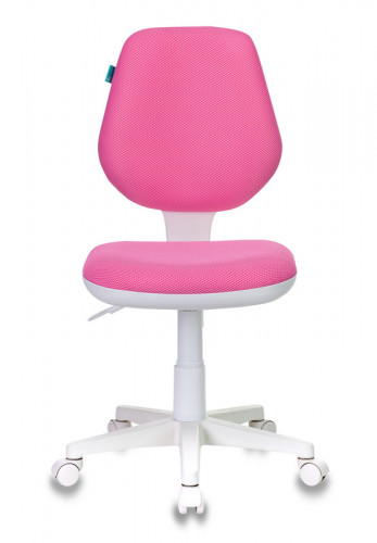 Кресло детское Бюрократ CH-W213 розовый TW-13A крестов. пластик пластик белый