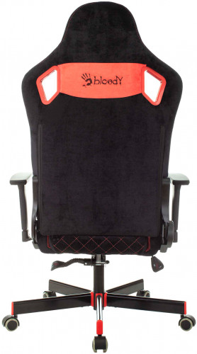 Кресло игровое A4Tech Bloody GC-650 черный с подголов. крестов. металл