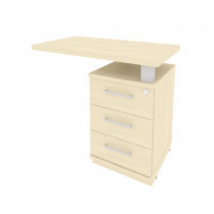 First Тумба приставная с топом правая KTP-1 (R) Клён 900*500*765