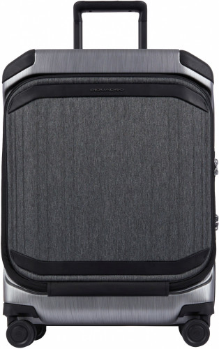 Чемодан Piquadro PQ LIGHT PREMIUM (BV4426PQLP/GRN) 40x55x20см 38л. 3.47кг. поликарбонат/алюм./натур.кожа серый