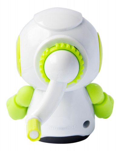 Точилка для карандашей механическая Silwerhof Robot Монстрики 1 отверстие пластик