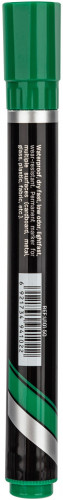 Набор маркеров перманентных Deli EU10150-P Think скошенный пиш. наконечник 1.5-5мм зеленый коробка картонная (12шт.)