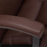 Кресло BERGAMO, кож/зам, коричневый, 36-36
