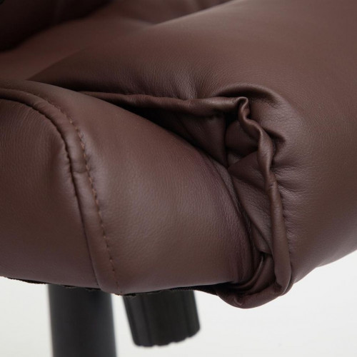 Кресло BERGAMO, кож/зам, коричневый, 36-36