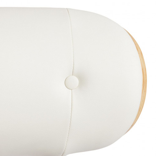 Кресло CRAFT, натуральный, кож/зам белый