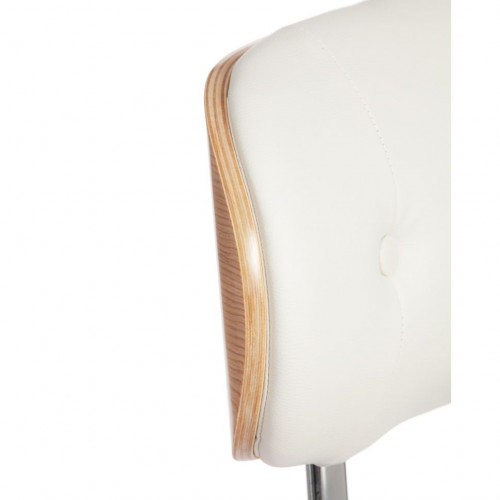 Кресло CRAFT, натуральный, кож/зам белый