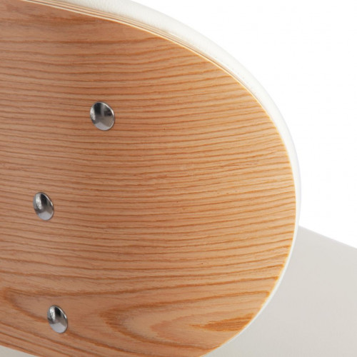 Кресло CRAFT, натуральный, кож/зам белый