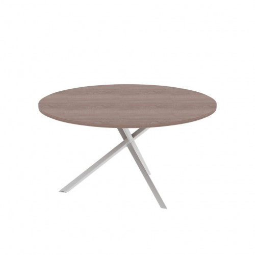 Конференц - стол XRST 150 Дуб Сонома/Алюминий 1200х1200х750 XTEN-S