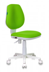 Кресло детское Бюрократ CH-W213 салатовый TW-18 крестов. пластик пластик белый