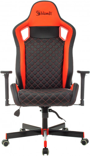 Кресло игровое A4Tech Bloody GC-750 черный эко.кожа с подголов. крестов. пластик