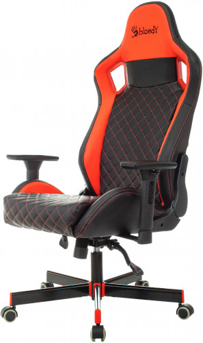 Кресло игровое A4Tech Bloody GC-750 черный эко.кожа с подголов. крестов. пластик