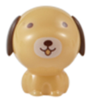 Точилка для карандашей ручная Deli Собачки E0550 1 отверстие пластик блистер